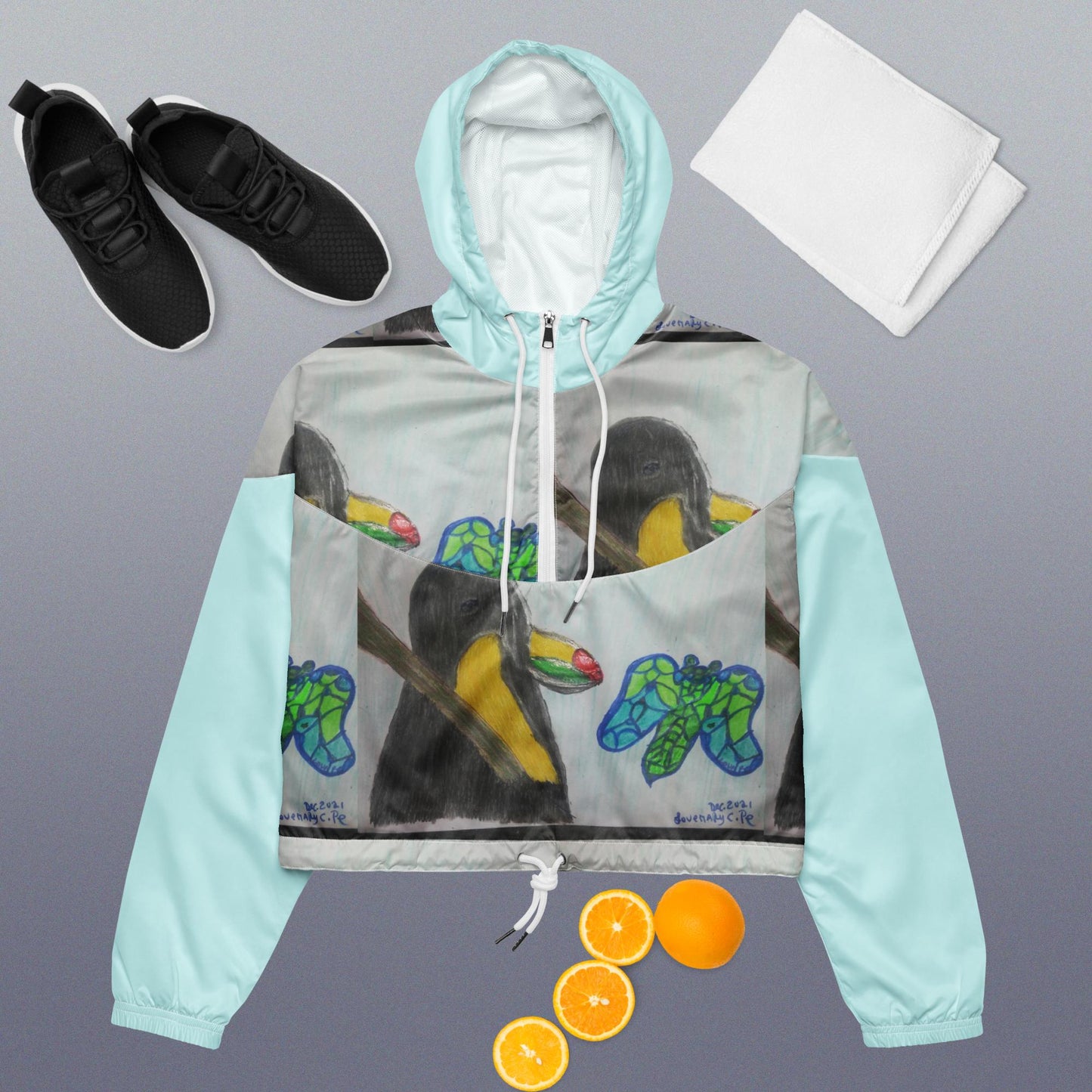 Women’s cropped windbreaker