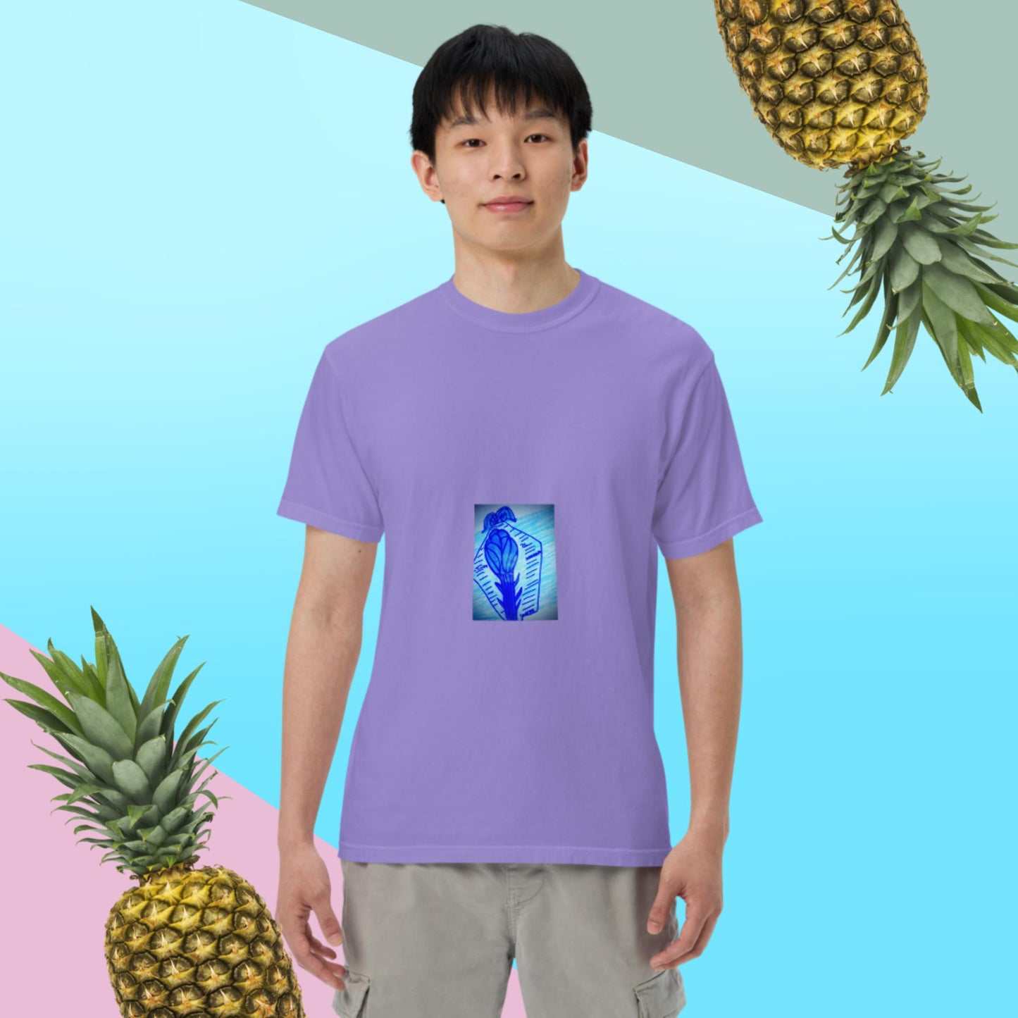 Men’s garment-dyed heavyweight t-shirt