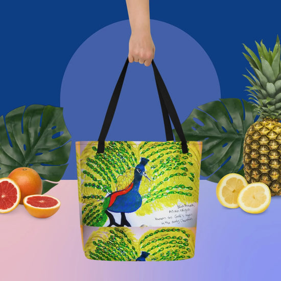 Tote bags with pockets hand designs uploaded for printing.