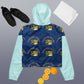 Vroue se kort windbreaker