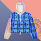 Vroue se kort windbreaker