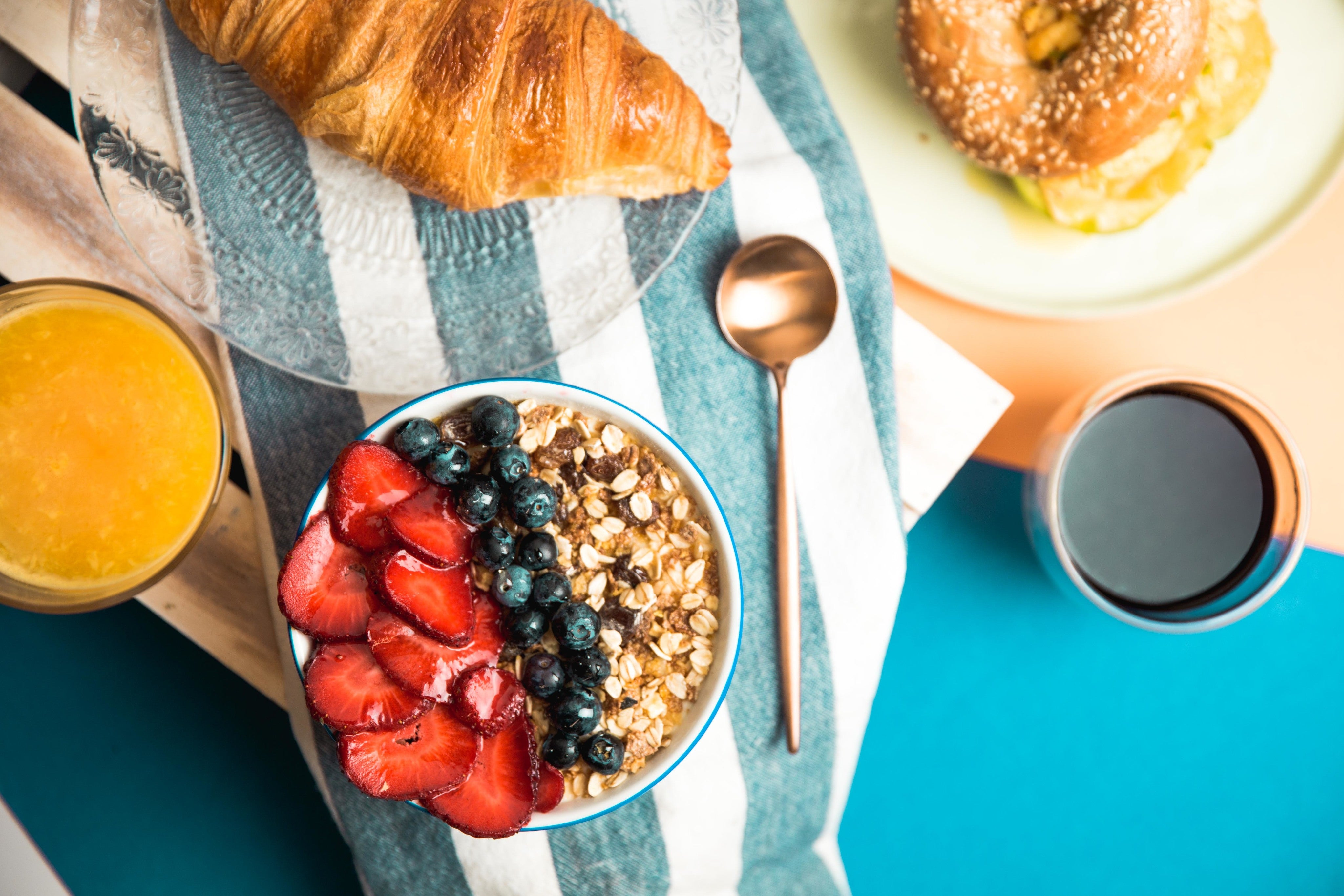 Enjoy breakfast in a coffee or tea mugs you are sure to treasure.