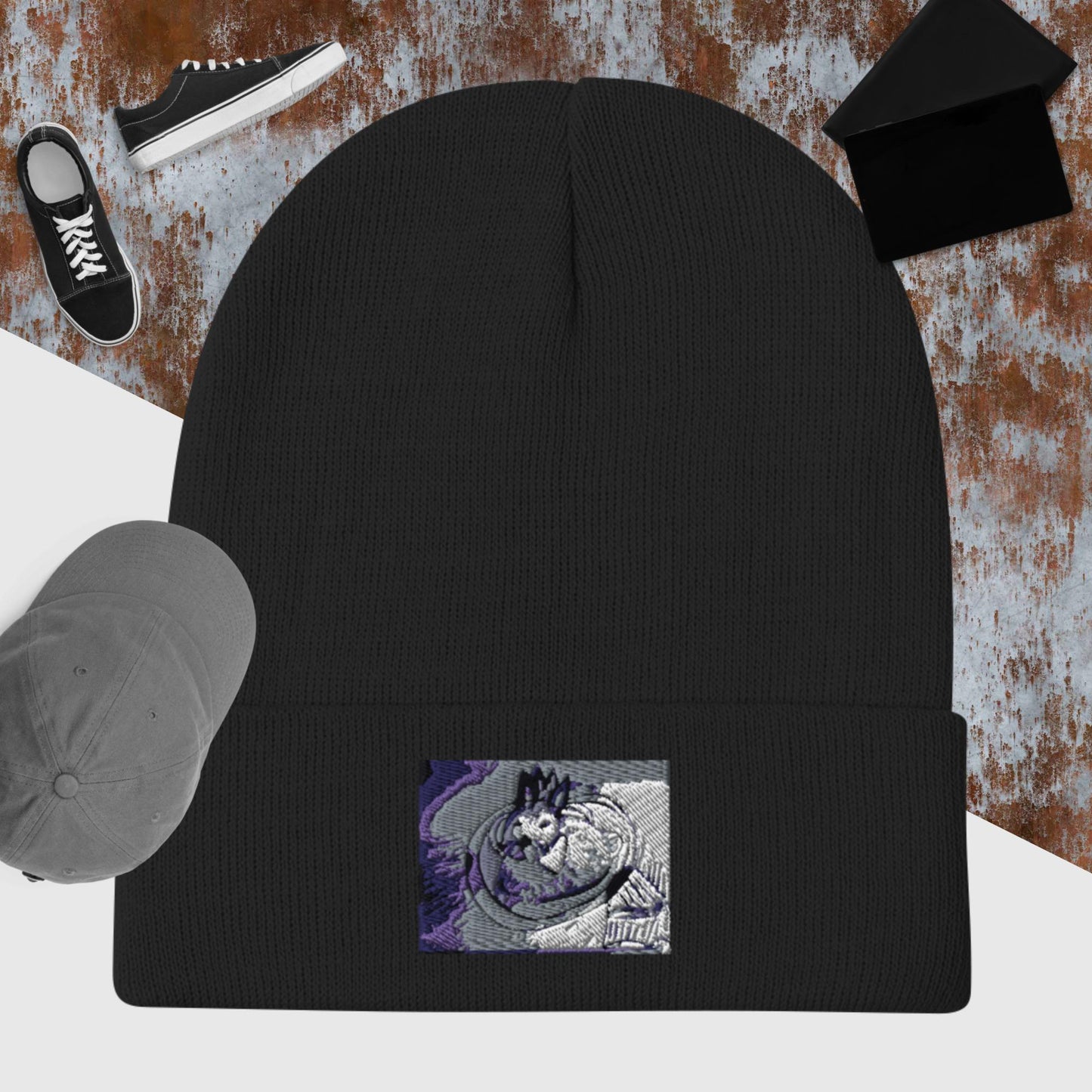 Embroidered Beanie
