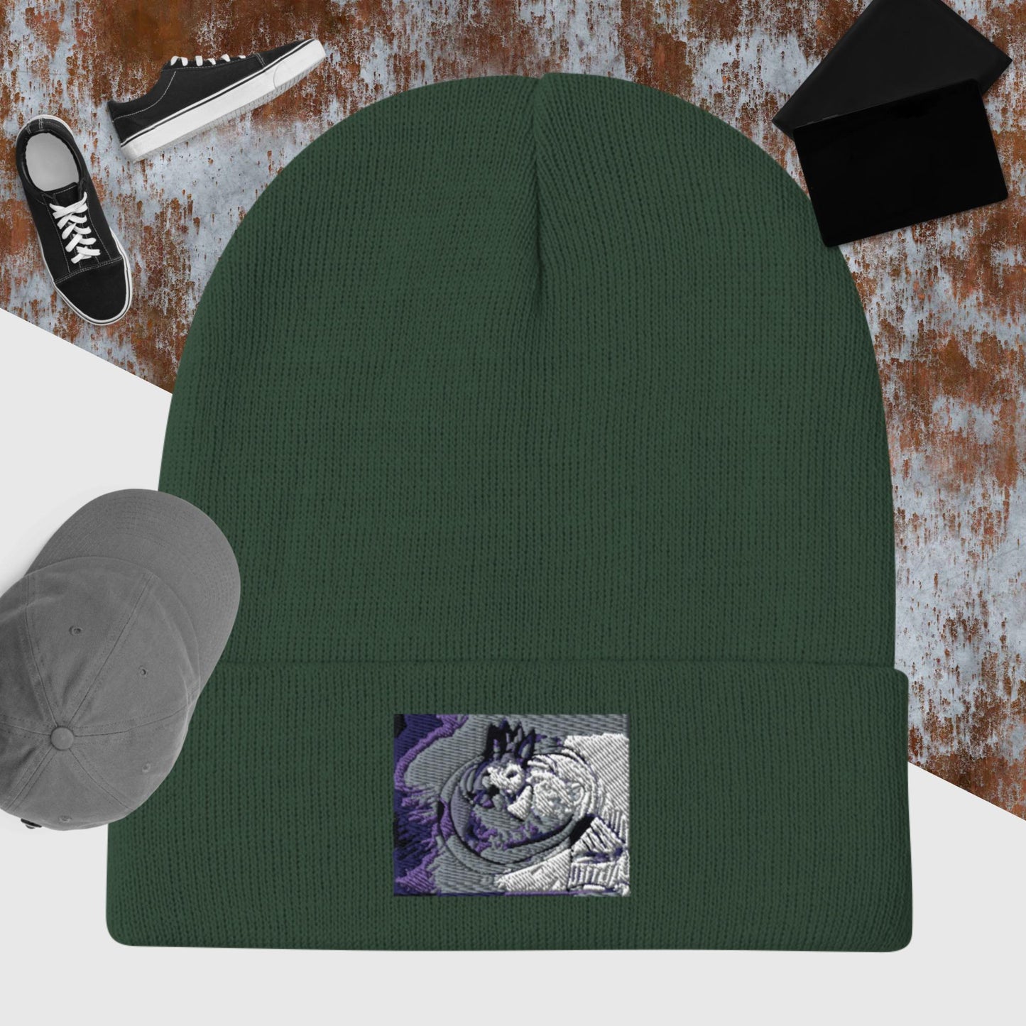 Embroidered Beanie