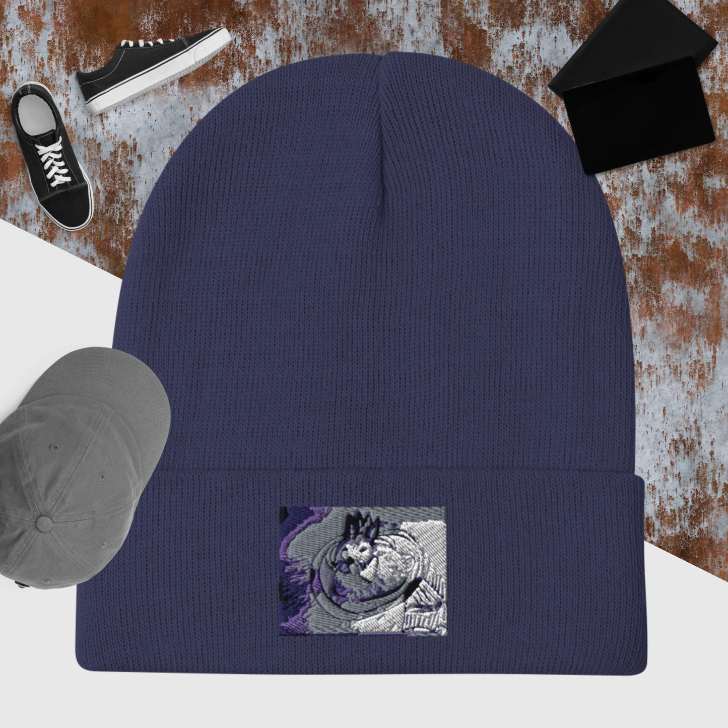 Embroidered Beanie