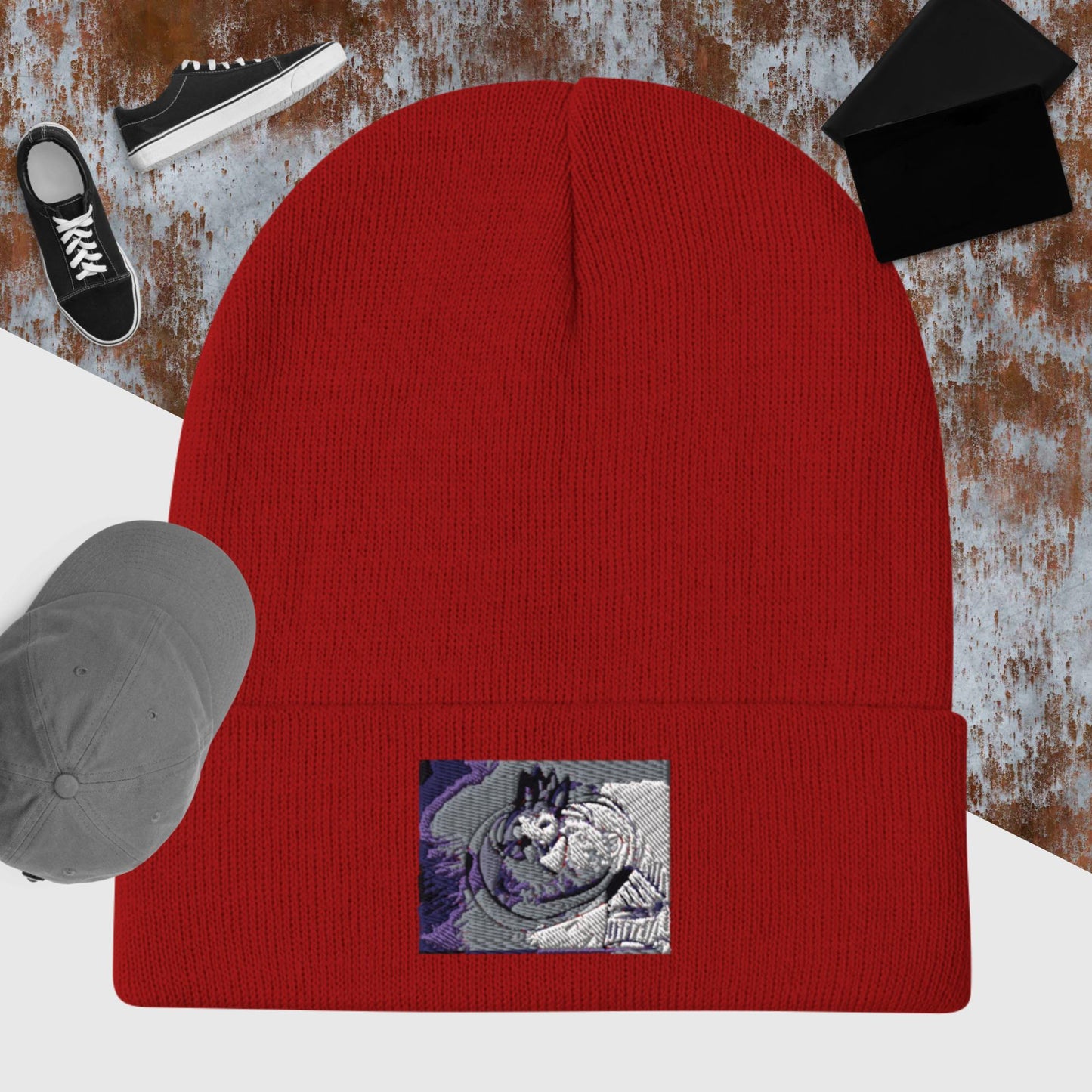 Embroidered Beanie
