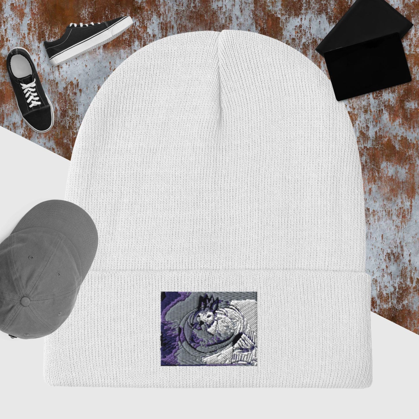 Embroidered Beanie