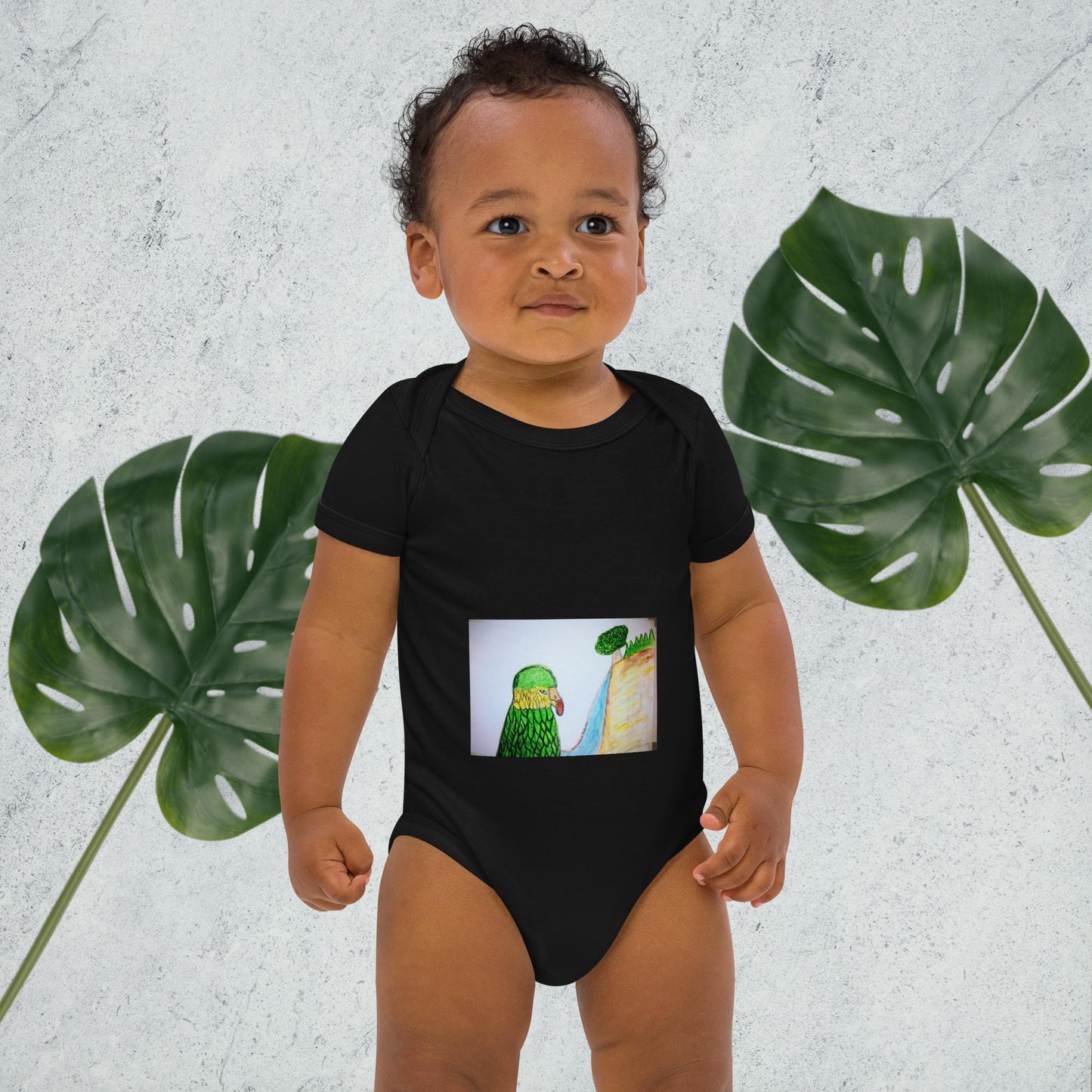 Organic cotton baby bodysuit
