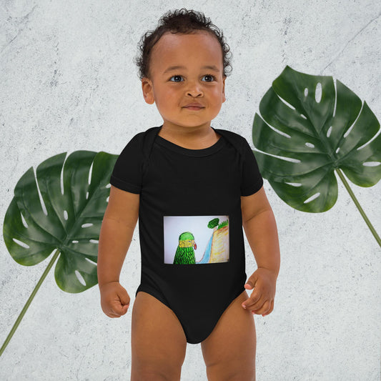 Organic cotton baby bodysuit