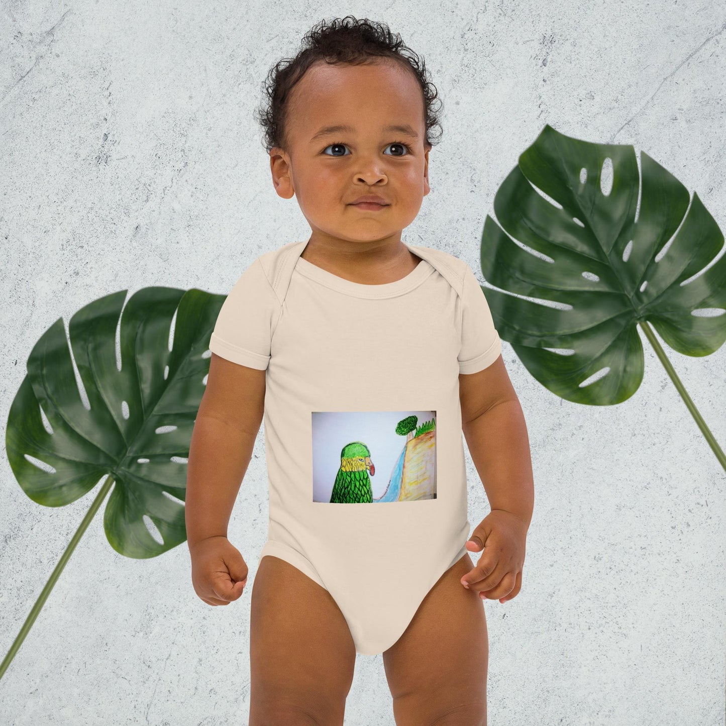 Organic cotton baby bodysuit