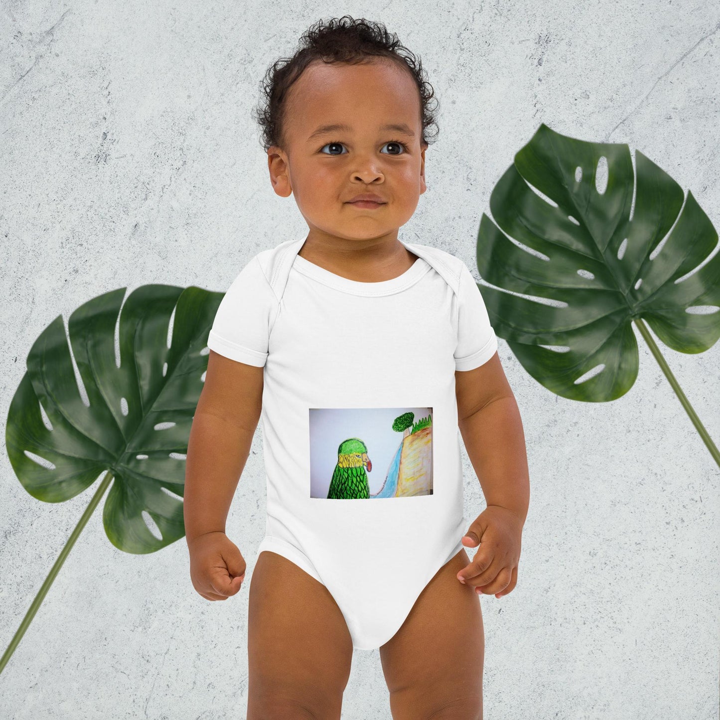 Organic cotton baby bodysuit
