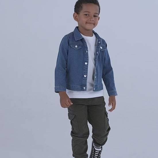 Baby Organic Denim Jacket  Babybugz BZ53.mp4