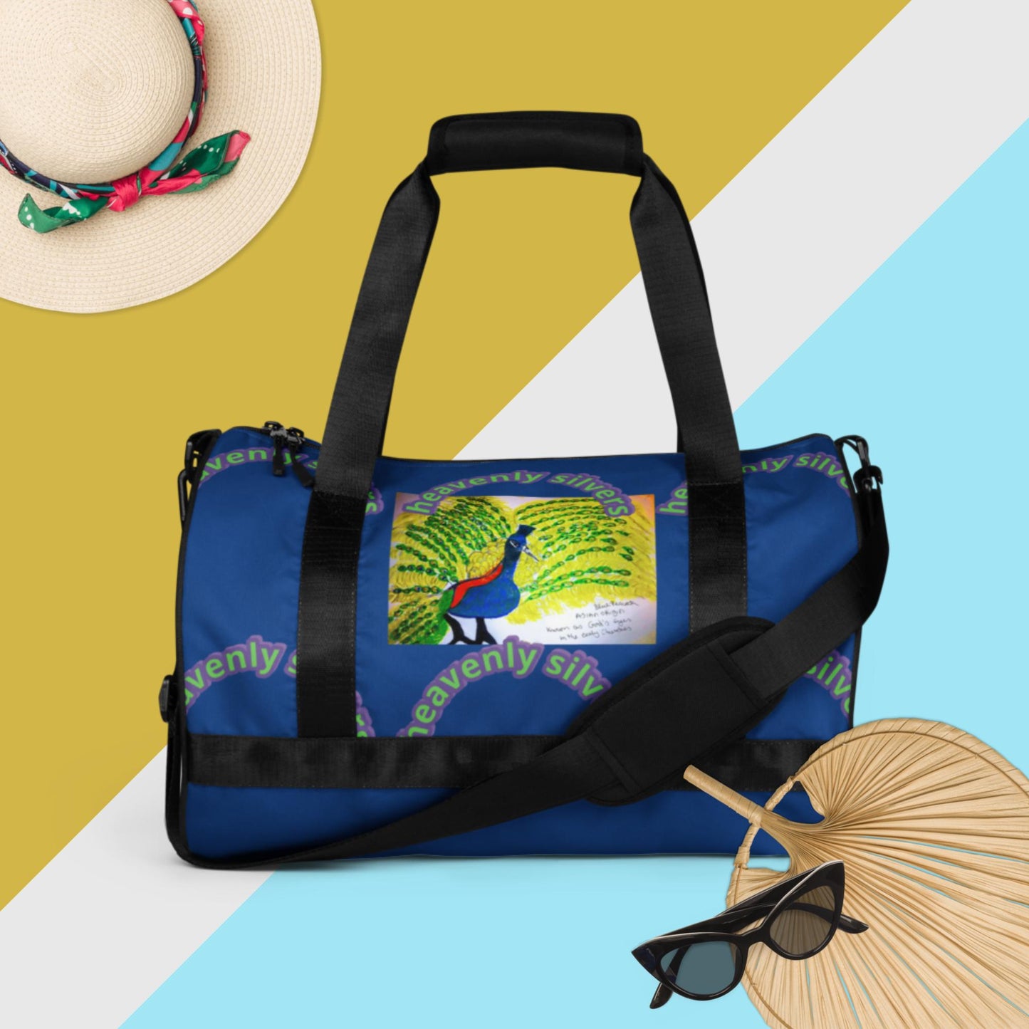 All-over print gym bag