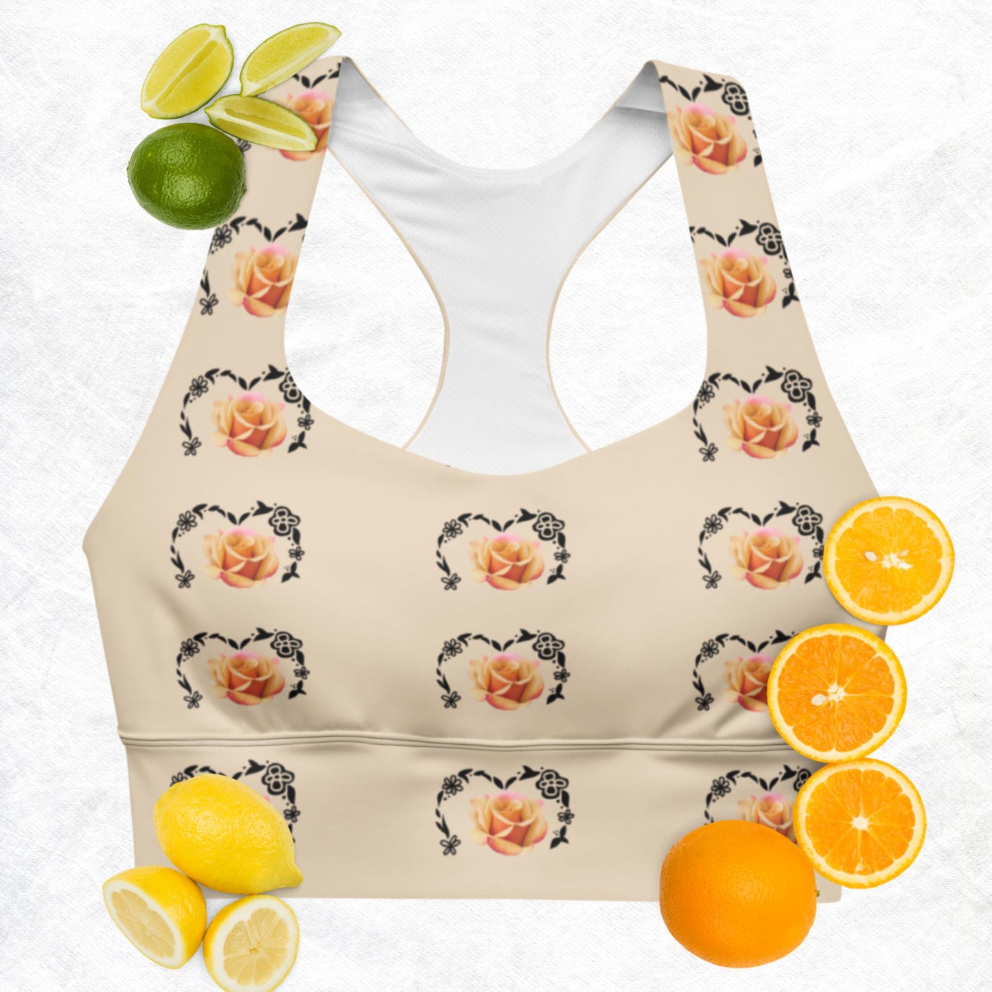Longline sports bra