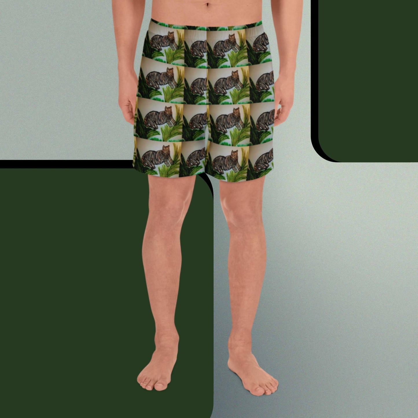 Men's Athletic Long Shorts