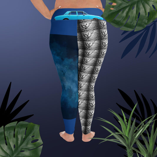 All-Over Print Plus Size Leggings