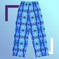 Uniseks wyebeenbroek met oor-die-hele-patroon