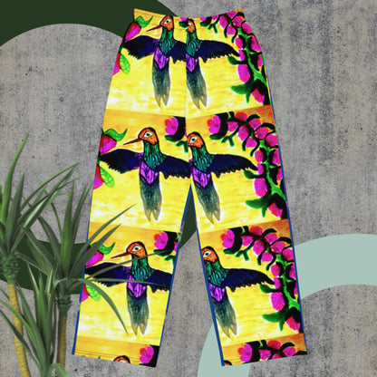 Algehele-druk unisex wyebeenbroek