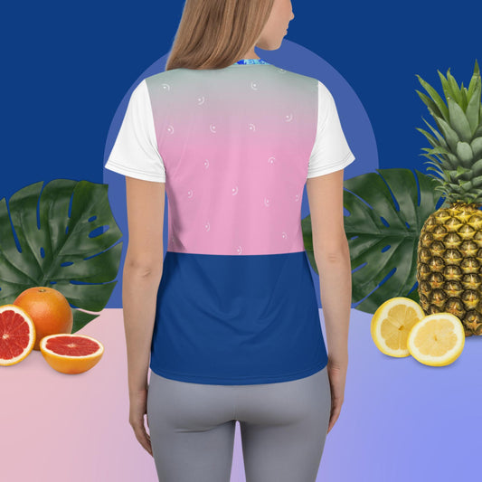 All-Over Print Women's Athletic T-shirt