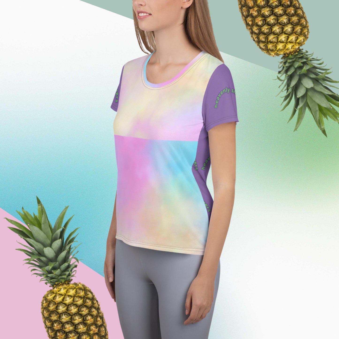 All-Over Print Women's Athletic T-shirt