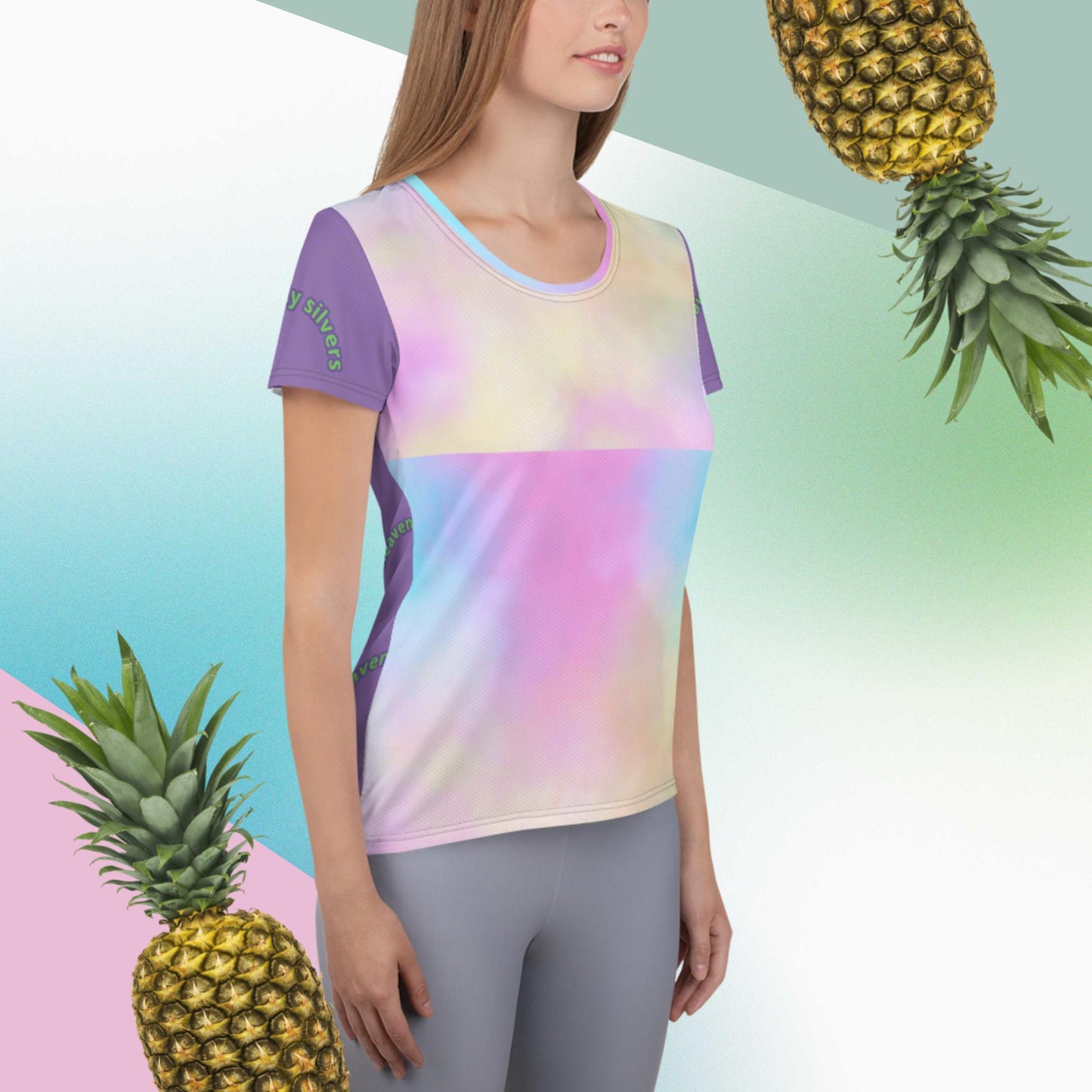 All-Over Print Women's Athletic T-shirt