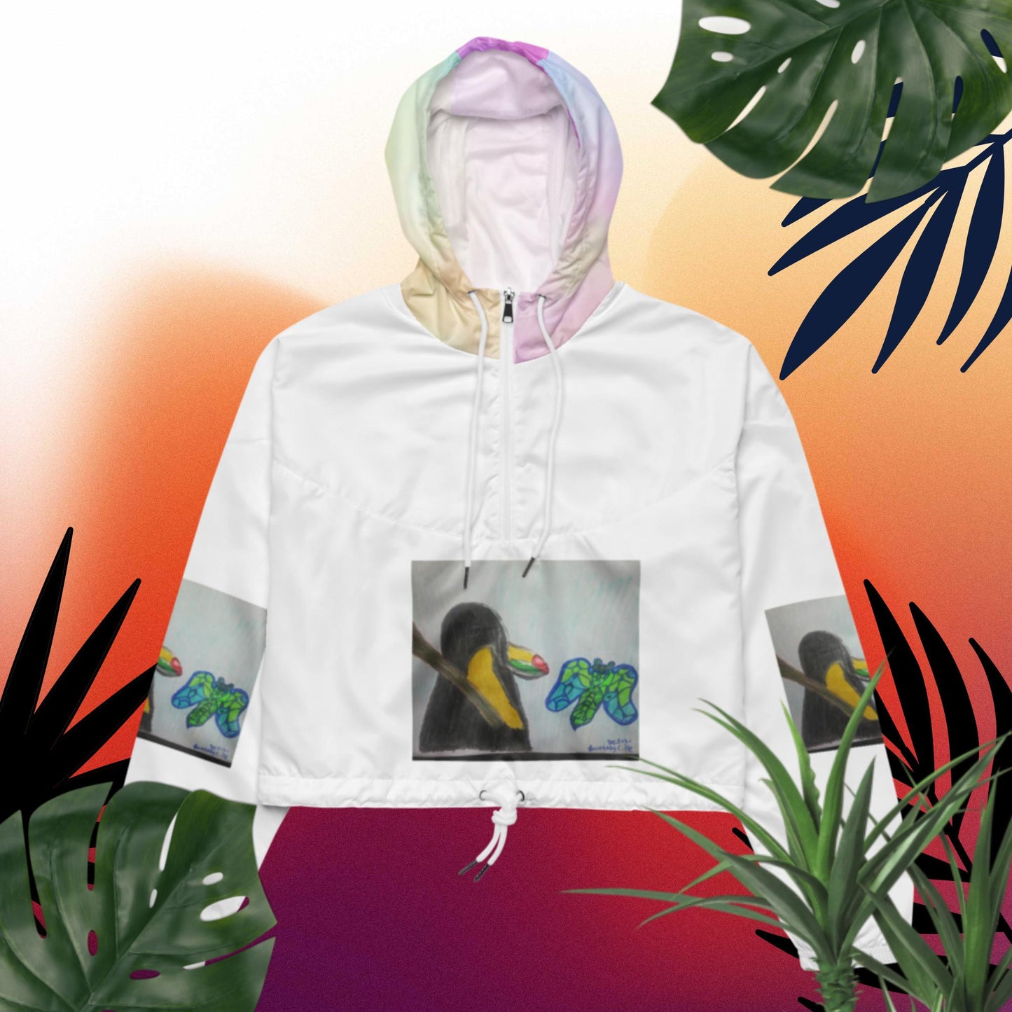 Women’s cropped windbreaker