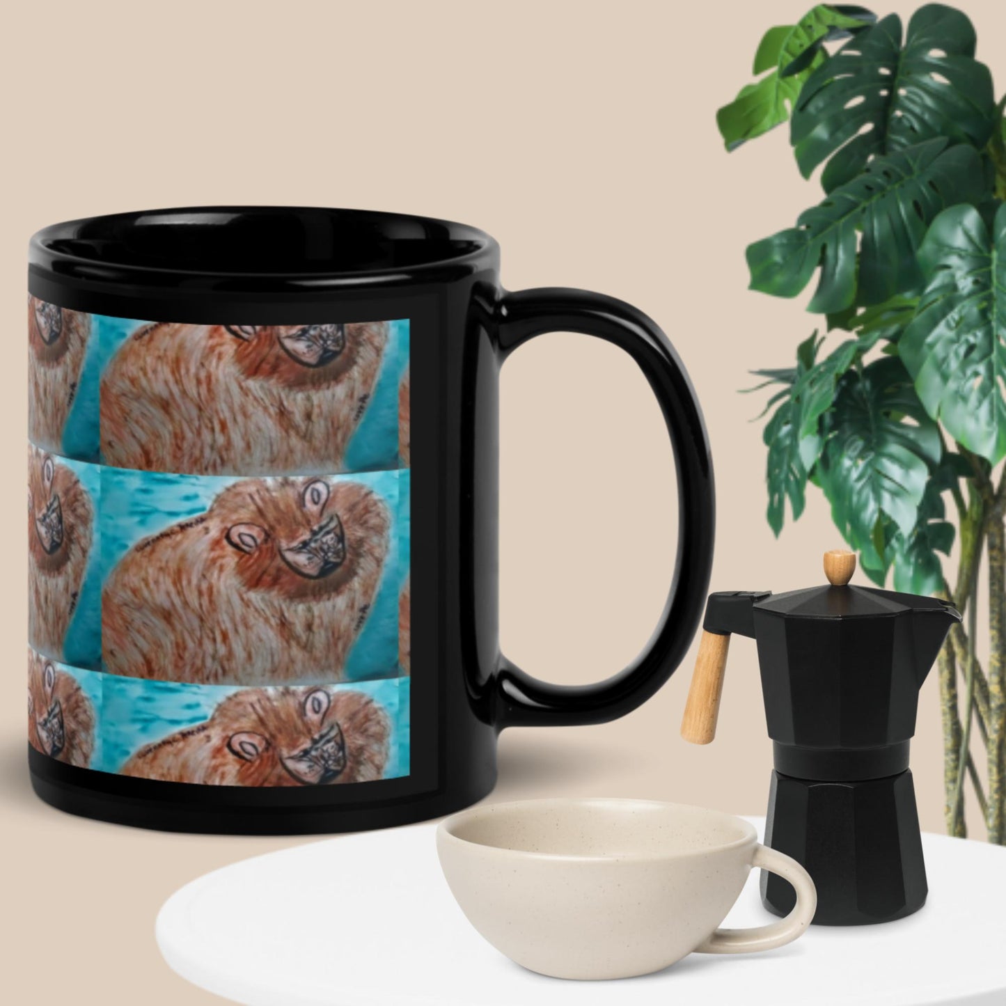 Black Glossy Mug