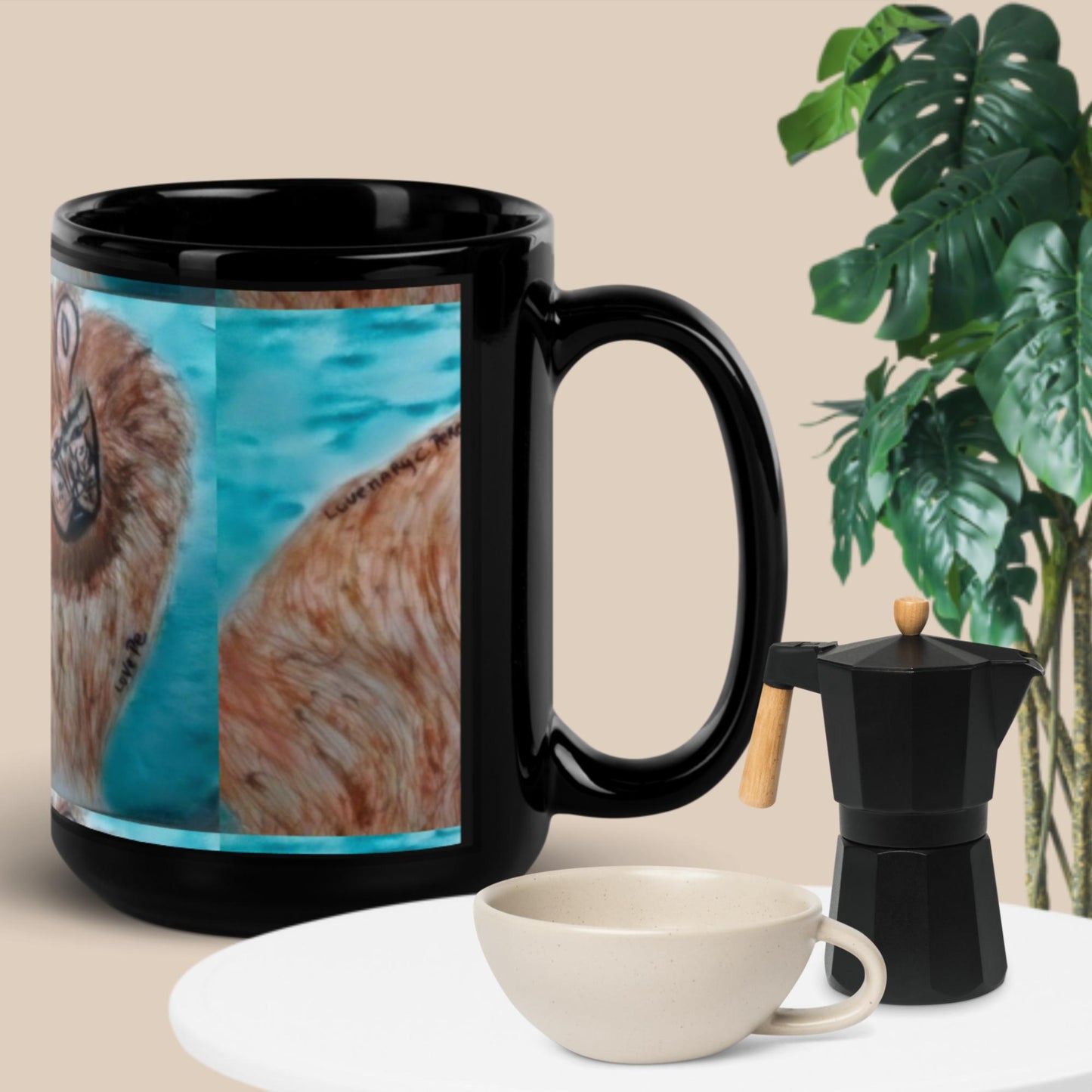 Black Glossy Mug