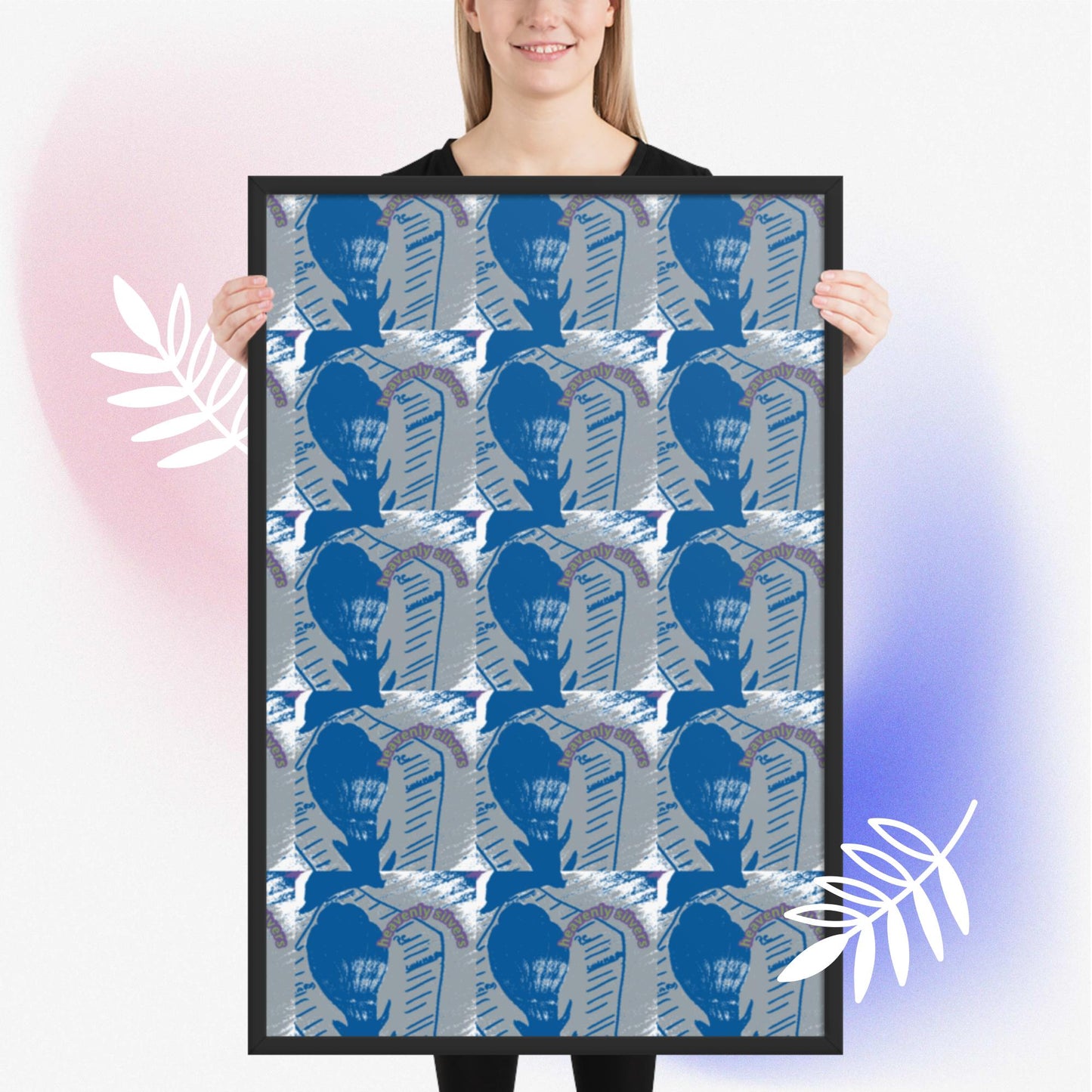 Framed poster