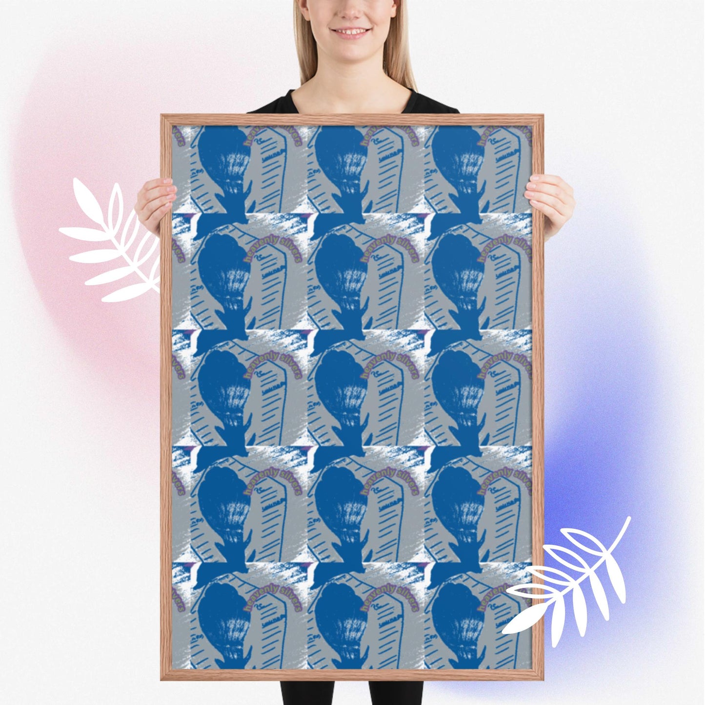 Framed poster