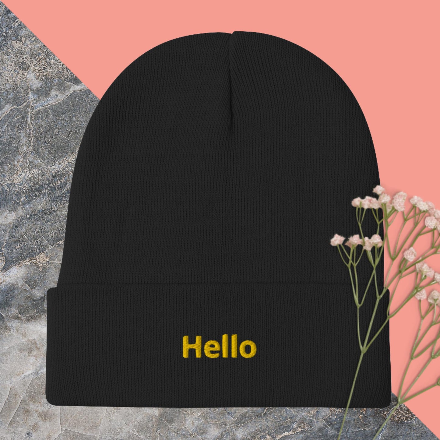 Embroidered Beanie
