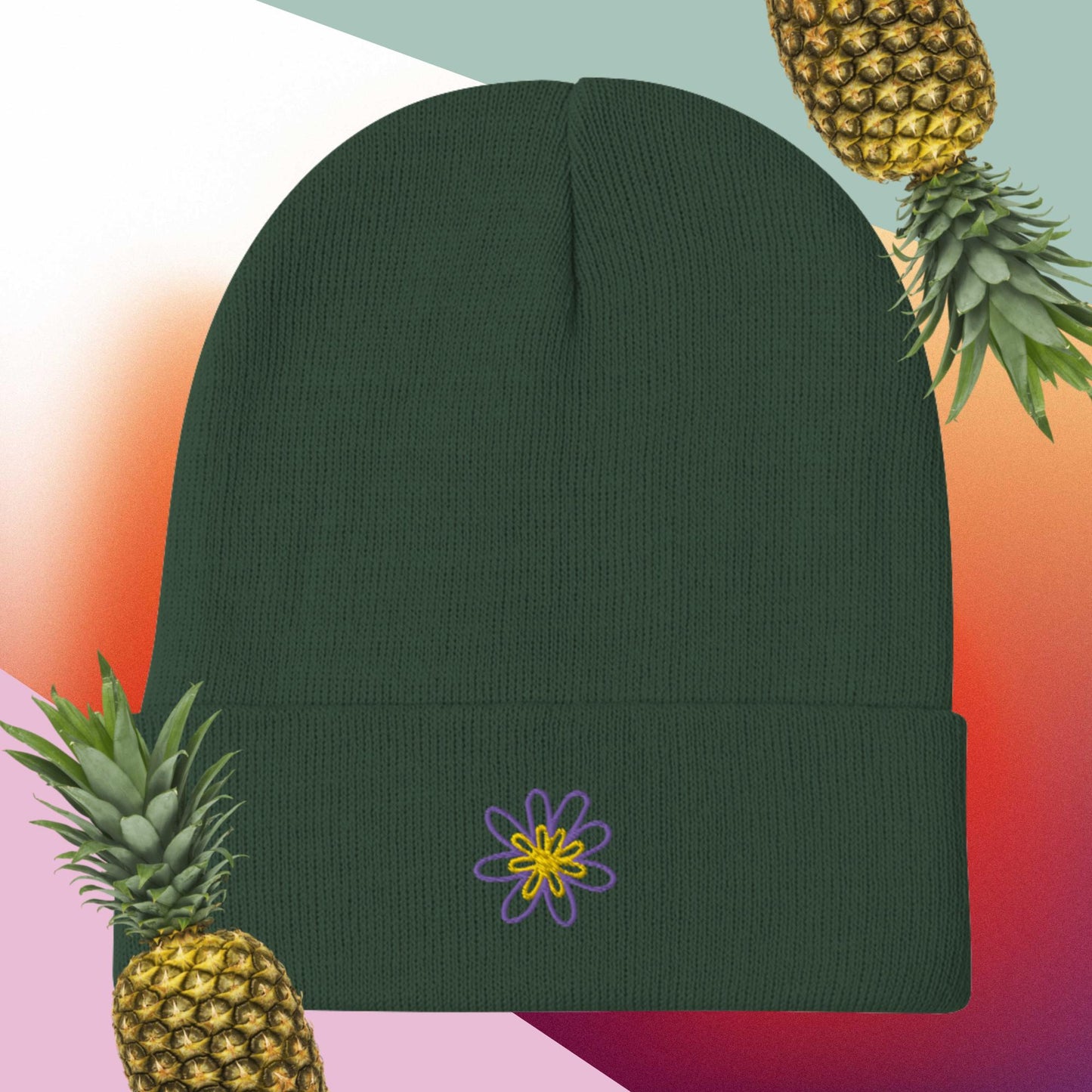 Embroidered Beanie