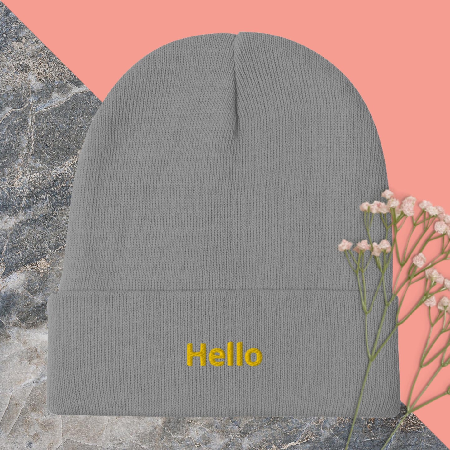 Embroidered Beanie