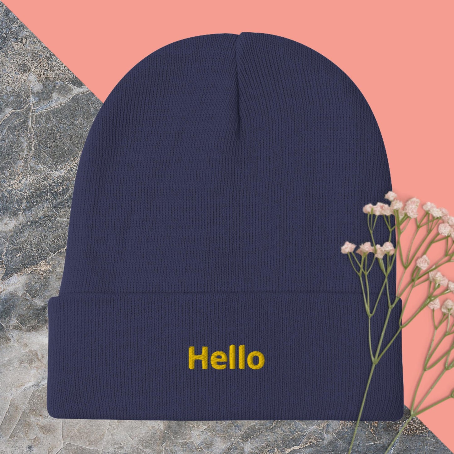 Embroidered Beanie