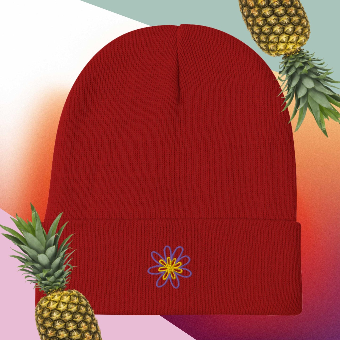 Embroidered Beanie