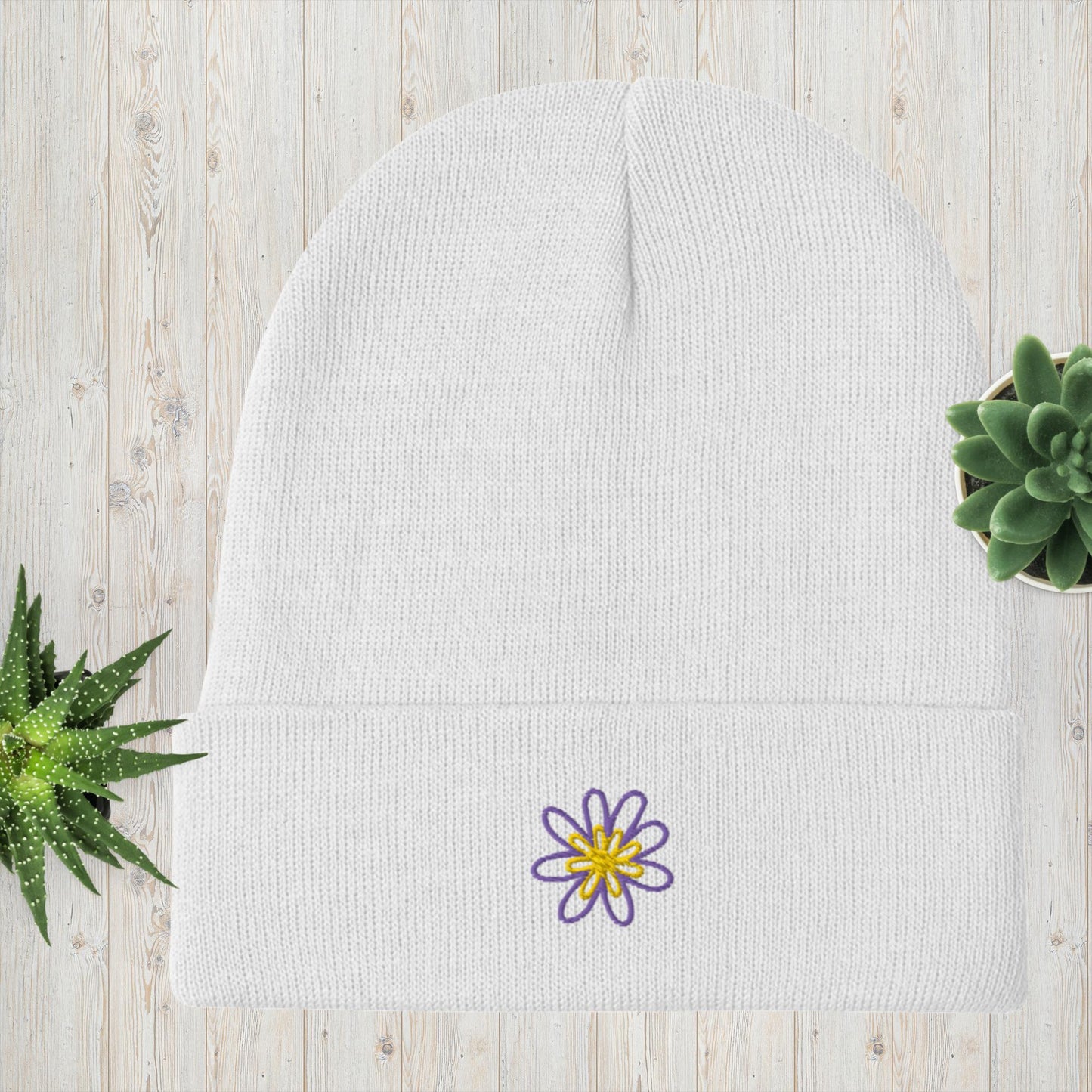 Embroidered Beanie