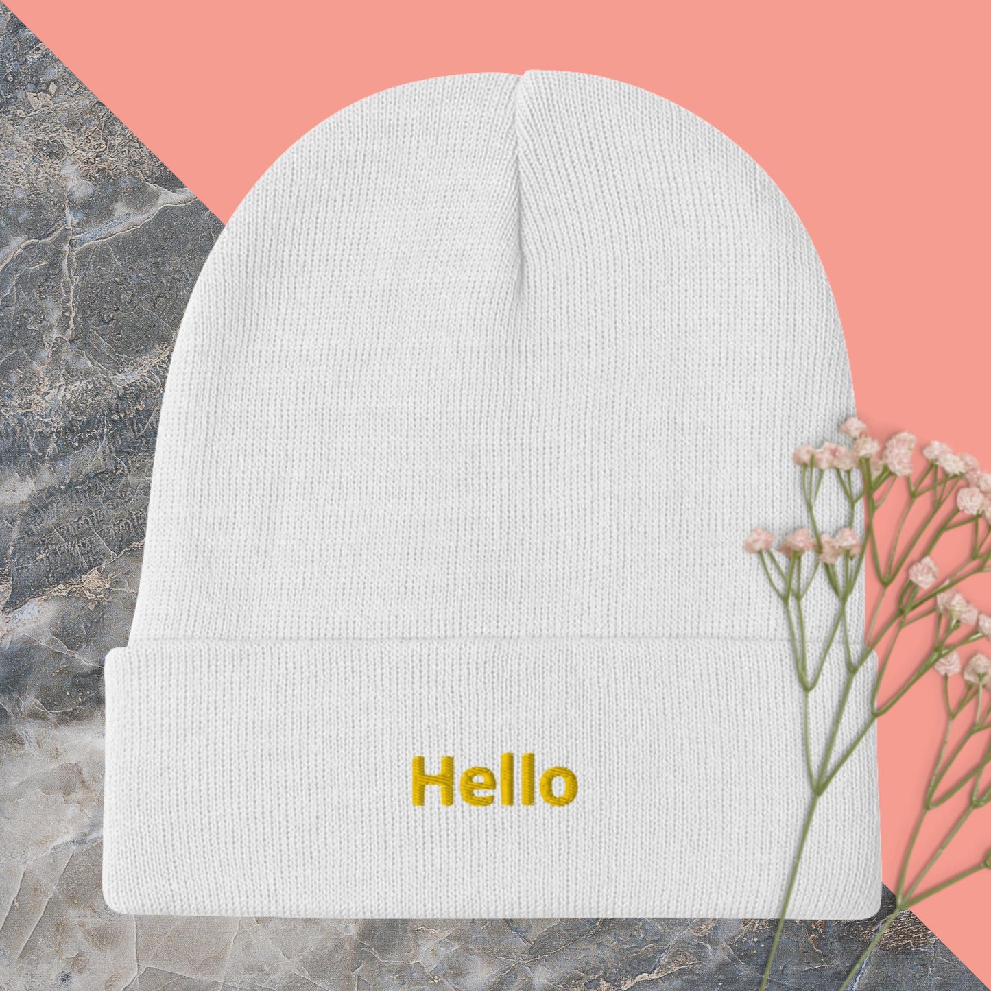 Embroidered Beanie