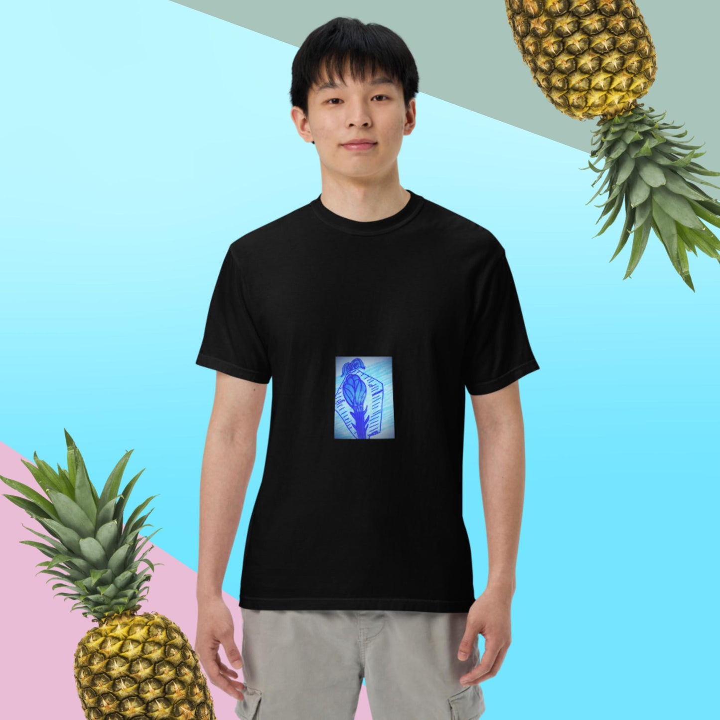 Men’s garment-dyed heavyweight t-shirt