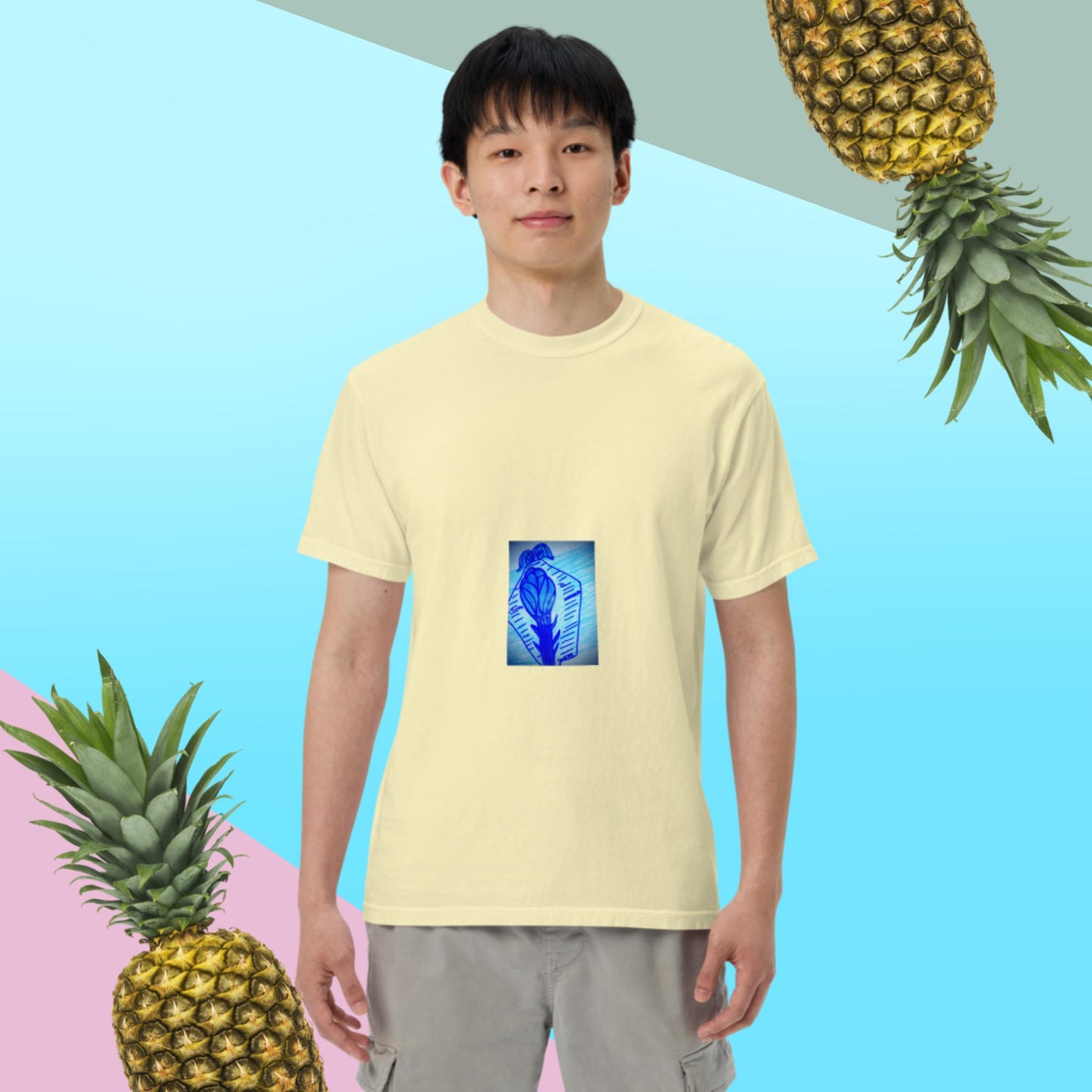 Men’s garment-dyed heavyweight t-shirt