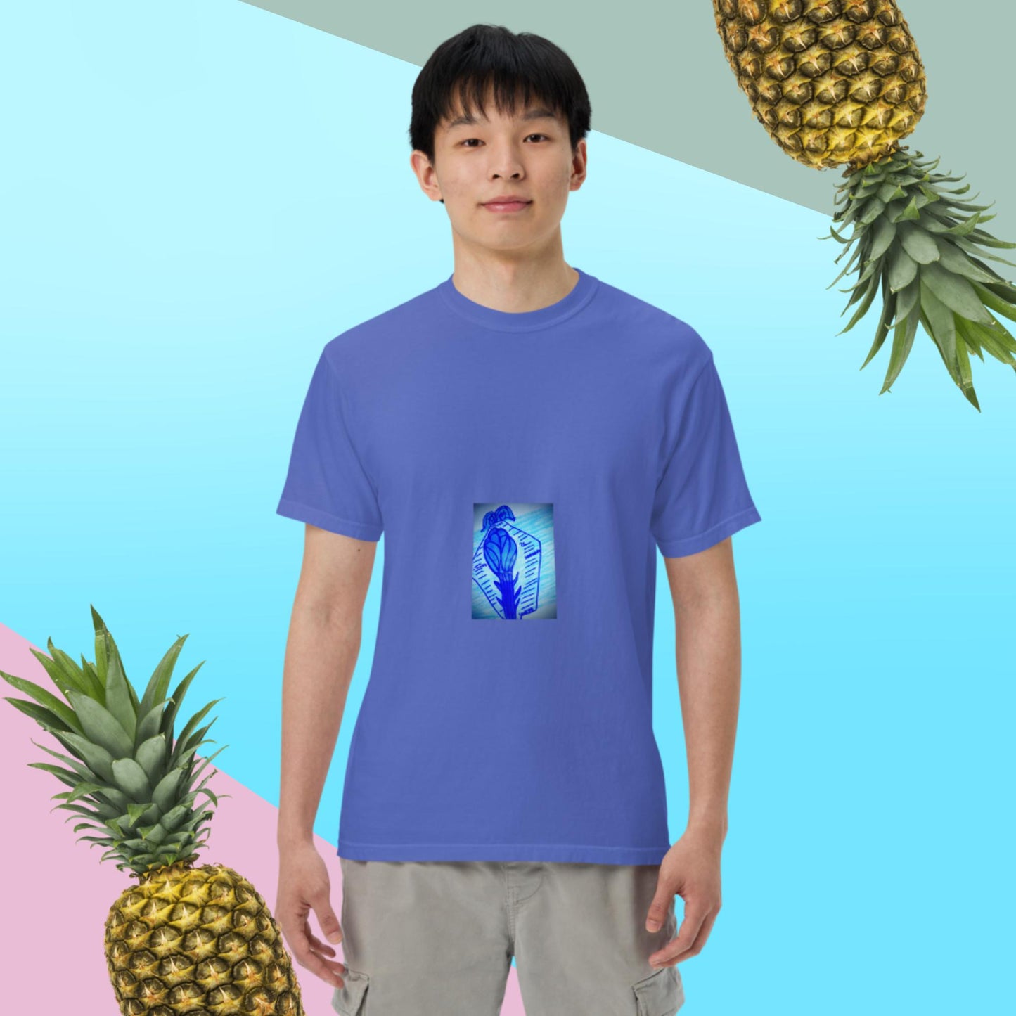 Men’s garment-dyed heavyweight t-shirt