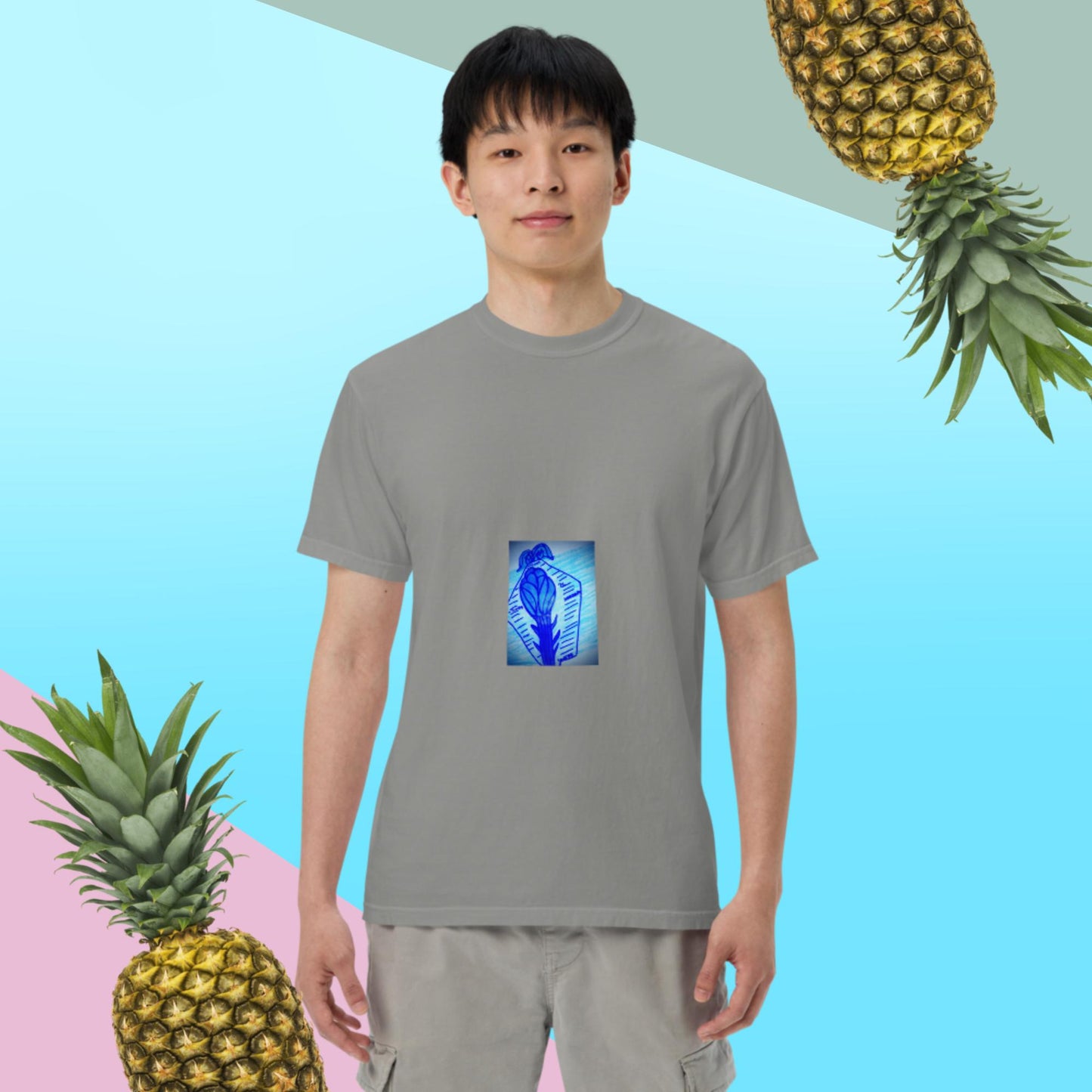 Men’s garment-dyed heavyweight t-shirt