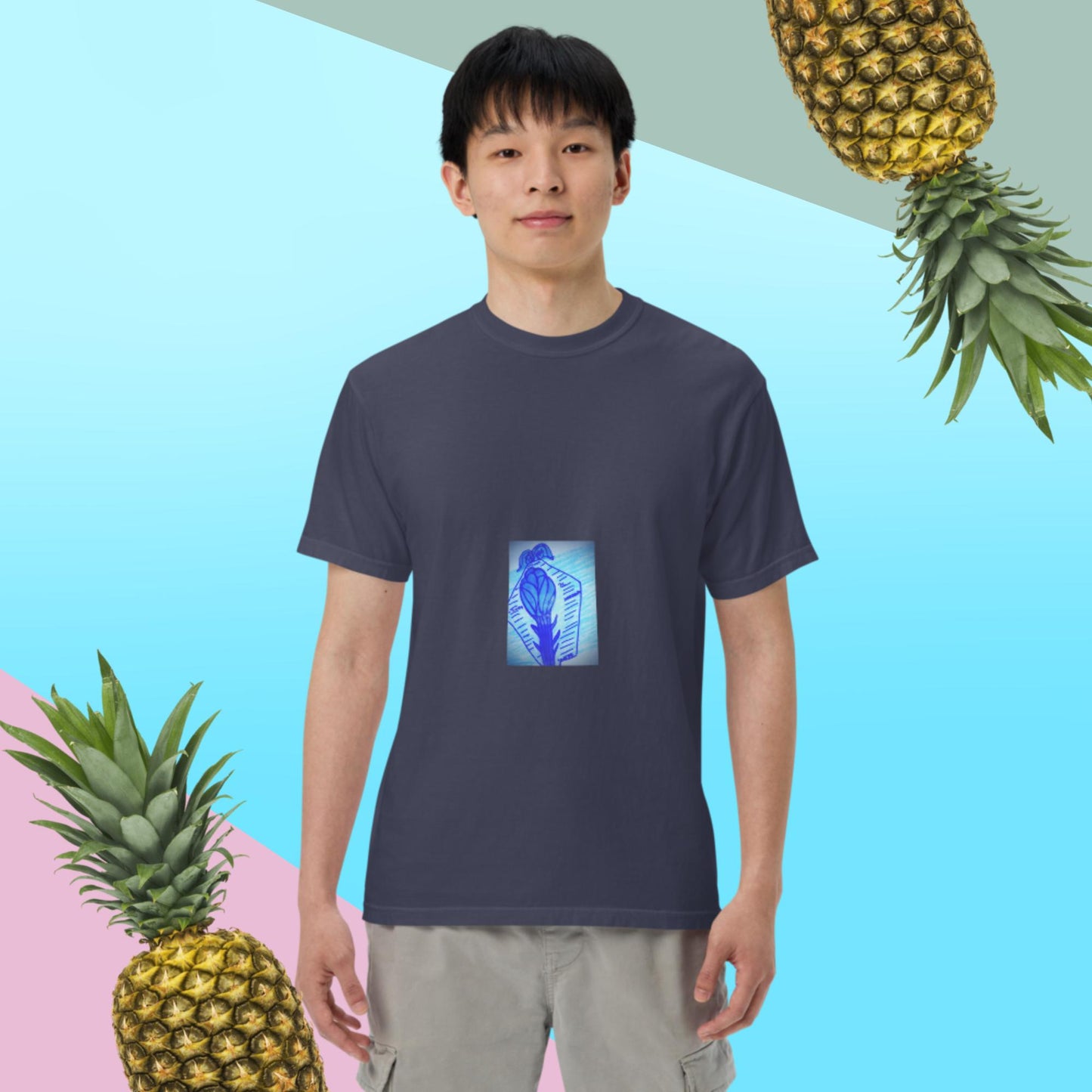 Men’s garment-dyed heavyweight t-shirt