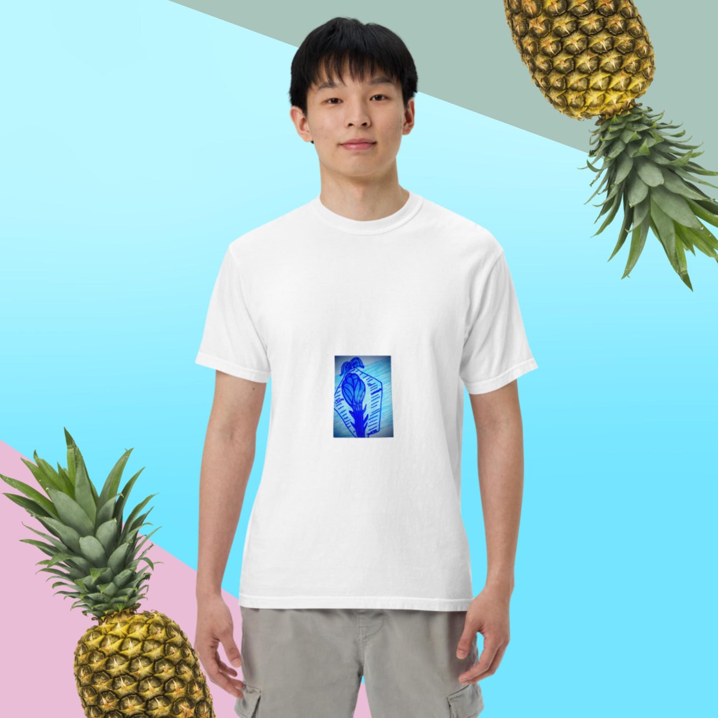 Men’s garment-dyed heavyweight t-shirt