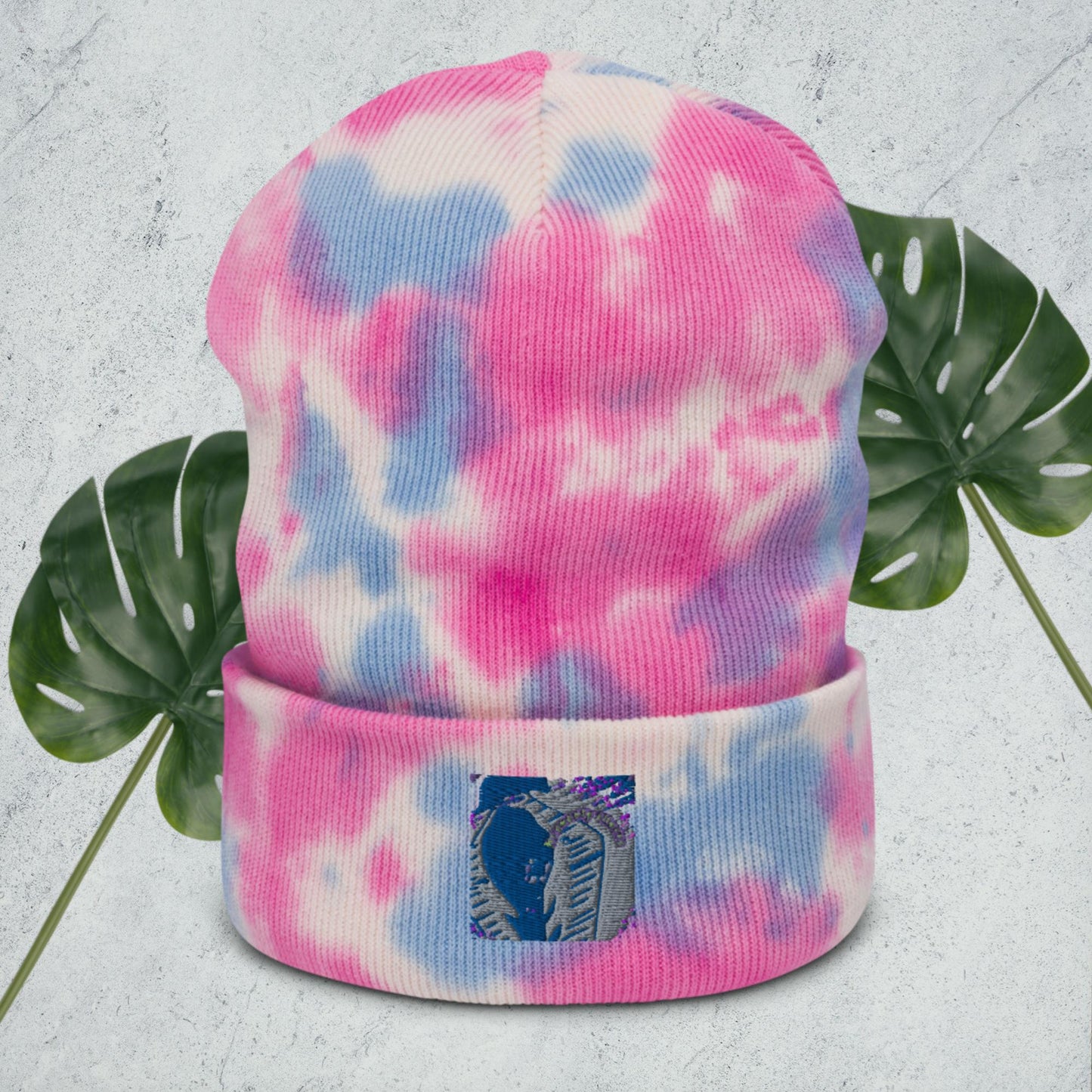 Tie-dye beanie