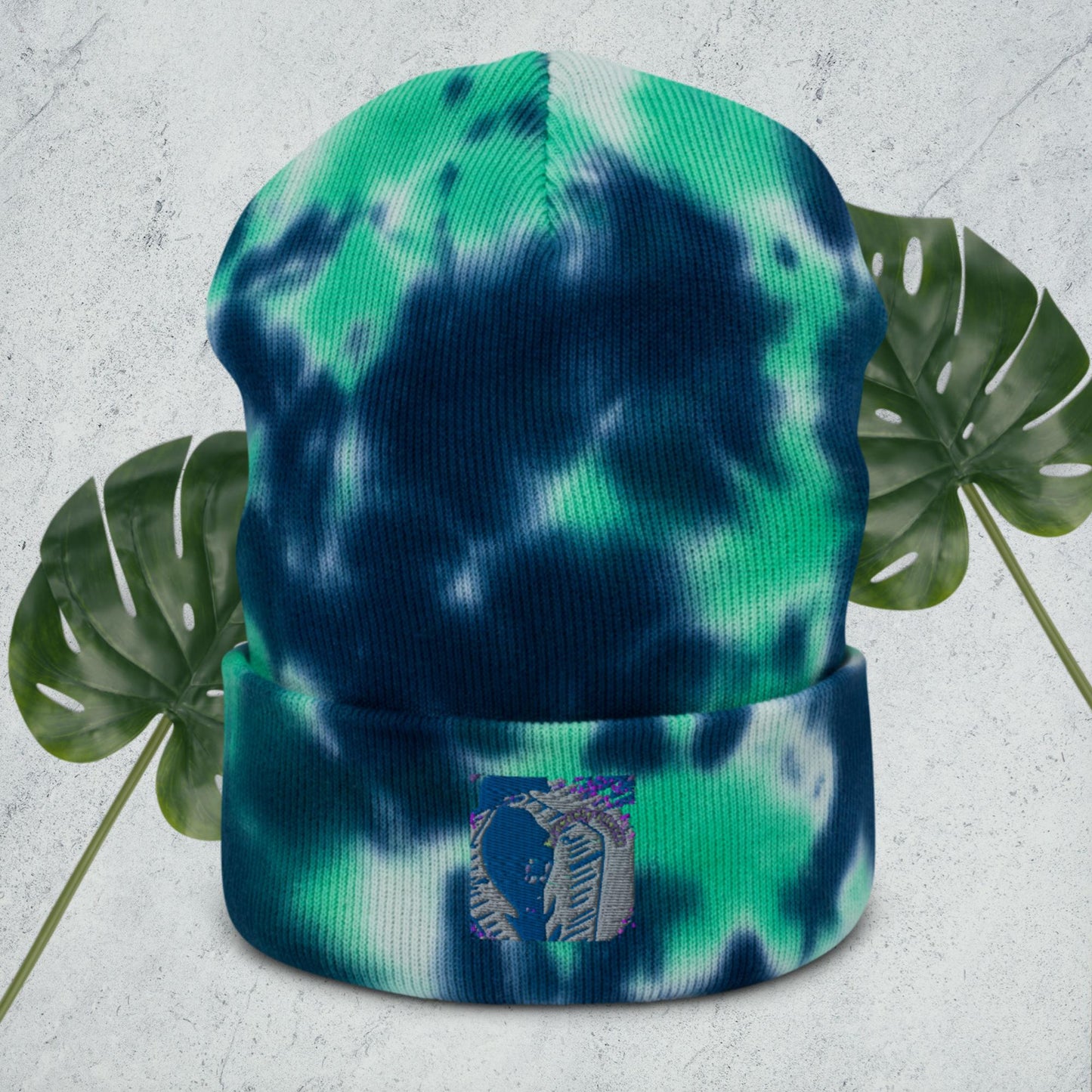 Tie-dye beanie