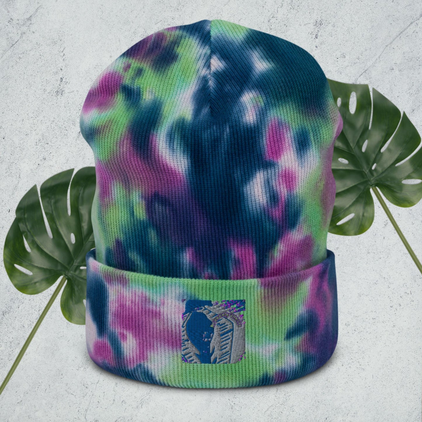 Tie-dye beanie
