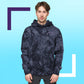 Uniseks Champion tie-dye-trui