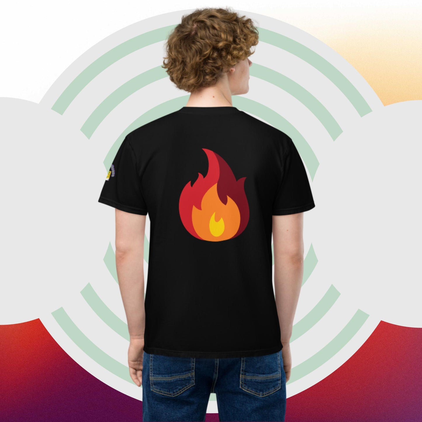 Unisex garment-dyed pocket t-shirt