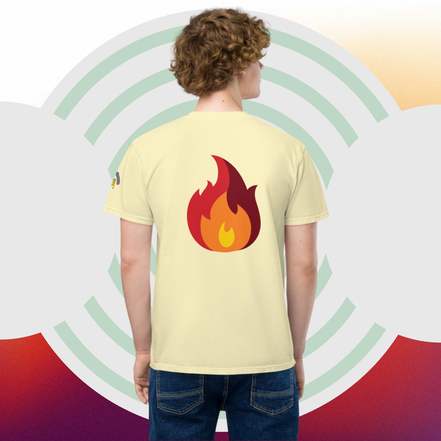 Unisex garment-dyed pocket t-shirt