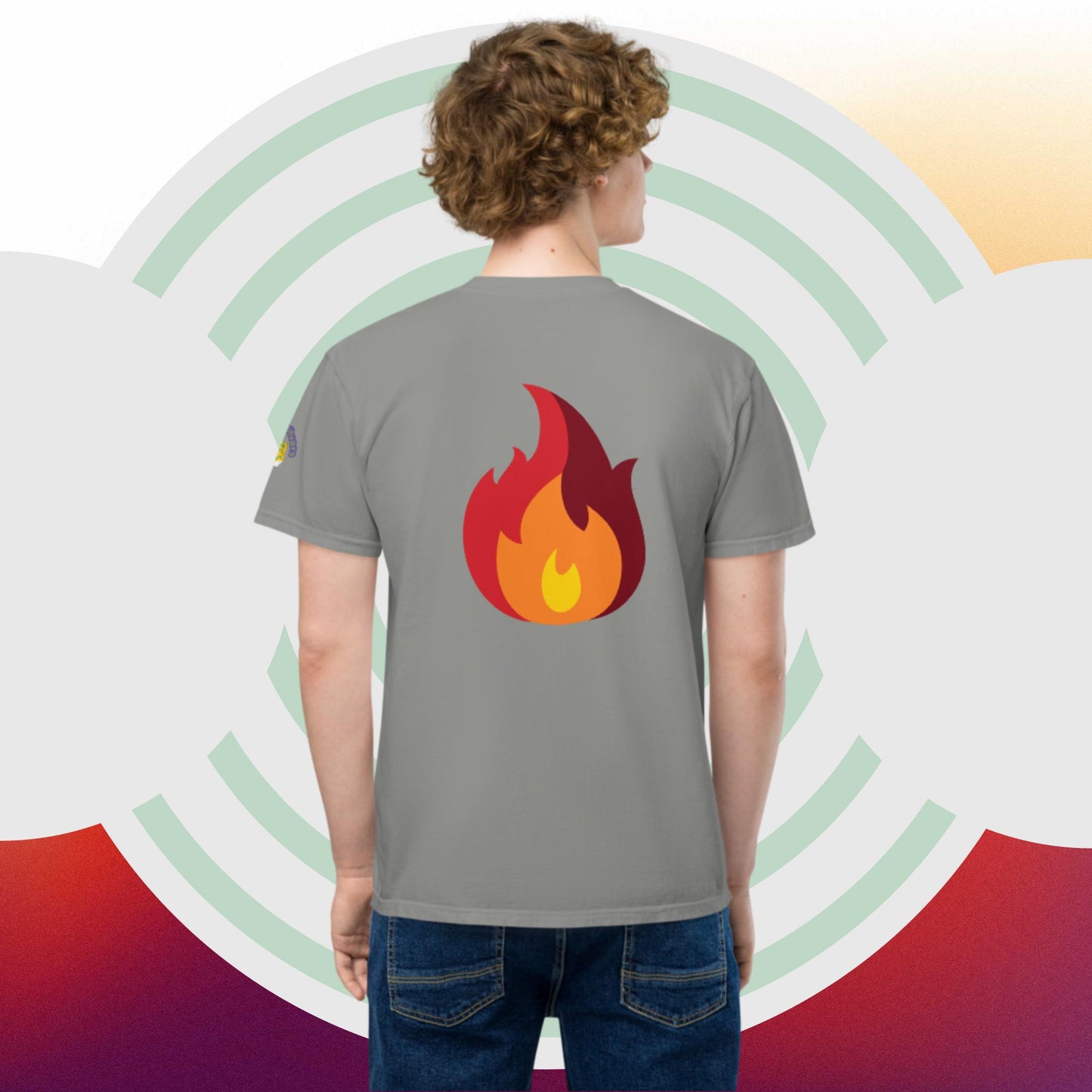 Unisex garment-dyed pocket t-shirt